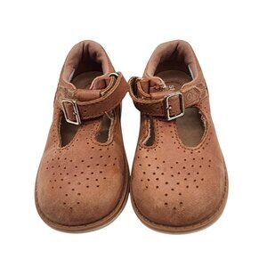 Stride Rite SRT Nell leather Mary Jane shoes in the "sierra" color size 6W
